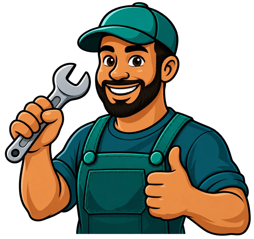 DJ Did It residential services mascot